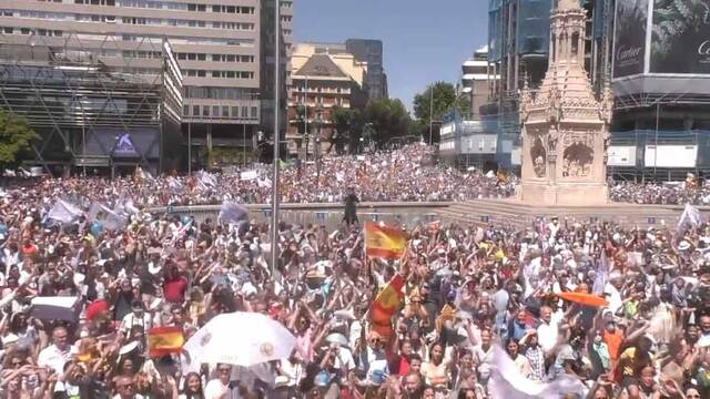 Manifestación provida en Madrid el 26 de junio de 2022.