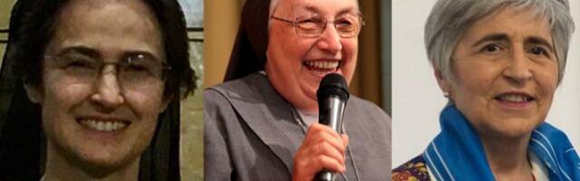 Raffaella Petrini, Yvonne Reungoat y María Lía Zervino-  para el Dicasterio para los Obispos