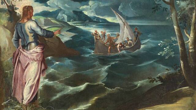 Tintoretto, 'Cristo en el Mar de Galilea'.