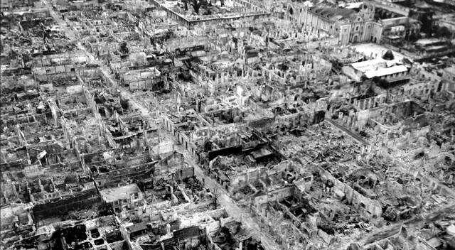 El bombardeo yankee sobre Manila, uno de los episodios bélicos más abominables de la SGM