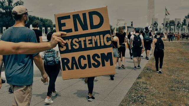 Manifestación contra el racismo en Washington.