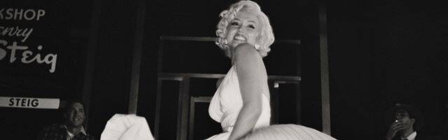 Ana de Armas, como Marilyn Monroe en 'Blonde'.