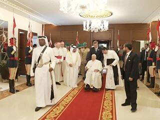 El adiós del Papa a Bahréin