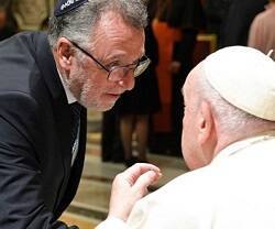 El Papa recibió en el Palacio Apostólico a 200 asistentes al Congreso Judío Mundial