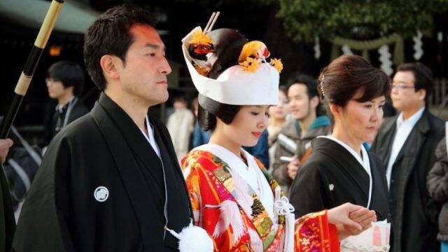 Matrimonio en Japón. 