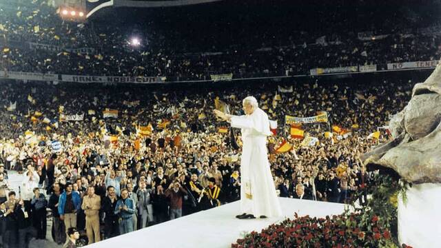Juan Pablo II, en España.