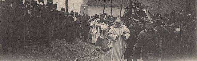 Expulsión de los cartujos de la Grande-Chartreuse, el 29 de abril de 1903.