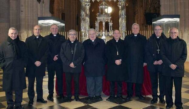 Los obispos de Castilla y León en una foto de grupo reciente
