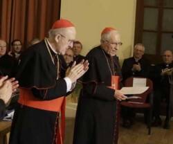 El cardenal Osoro y el cardenal Rouco Varela.