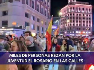 Rosario joven por las calles de Madrid