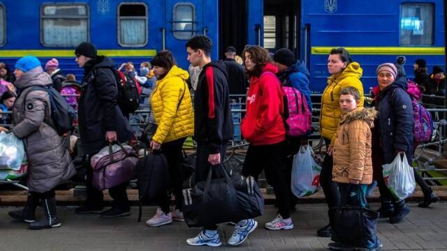 Refugiados ucranianos. 