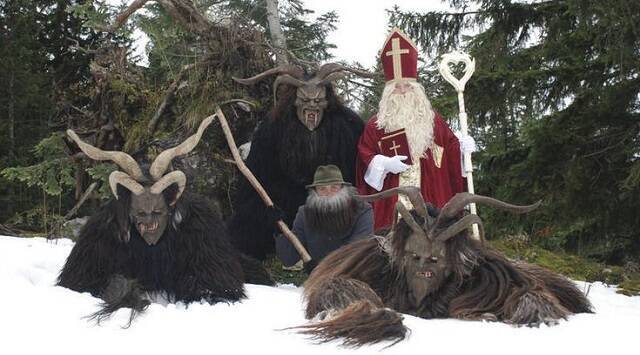San Nicolás vence al demonio invernal Krampus, una fiesta que se celebra en los Alpes y mucho en Múnich cada 6 de diciembre