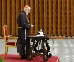 El cardenal Cantalamessa dedicó su segunda predicación de esta Cuaresma a la Evangelización