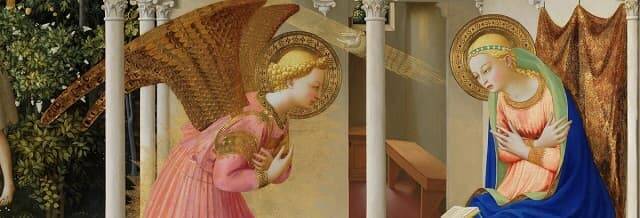 La Anunciación, témpera sobre tabla realizada por el dominico Fra Angélico y conservada en el Museo del Prado, es una de las obras más conocidas del mundo del arte.