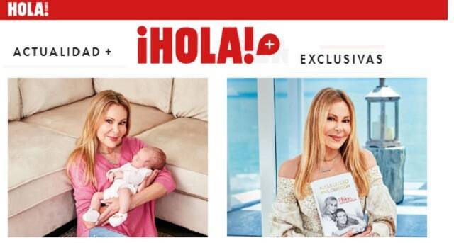La revista Hola entrevista a Ana Obregón sobre el bebé que ha encargado y adquirido  con esperma de su hijo muerto