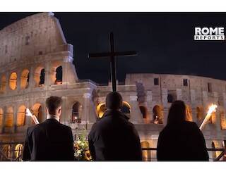 Coliseo: un Via Crucis sin el Papa