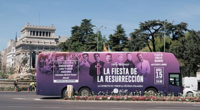 La Plaza Cibeles de Madrid puede quedar desbordada este sábado con la Fiesta de la Resurrección