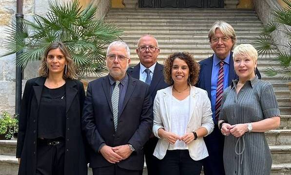 Los miembros del Consejo Audiovisual de Cataluña