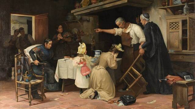 '¡Perdonar nos manda Dios!' de Luis García Sampedro (1895). Museo del Prado.