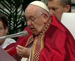 El Papa presidió en la basílica de San Pedro la solemnidad de Pentecostés / Youtube