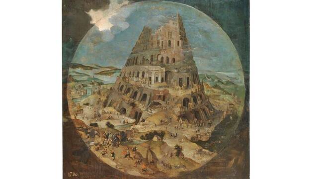Brueghel el Joven, 'Construcción de la Torre de Babel'.