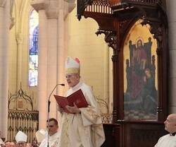 El cardenal Osoro en su misa de despedida al frente de la diócesis de Madrid el 24 de junio