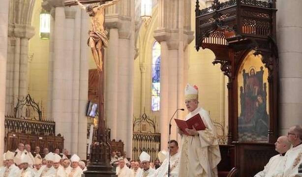 El cardenal Osoro en su misa de despedida al frente de la diócesis de Madrid el 24 de junio