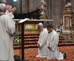 Ettore y Antonio en su ordenación como diáconos permanentes