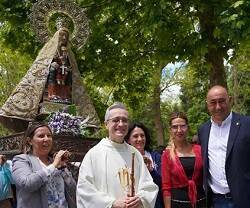Devotos de la Virgen de El Henar en su 50 aniversario de coronación
