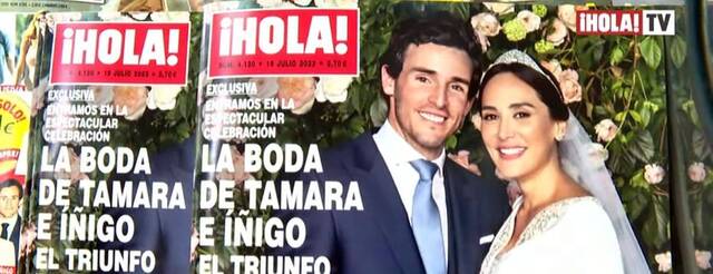 Revistas de 'Hola' con la boda de Tamara Falcó e Íñigo Onieva.