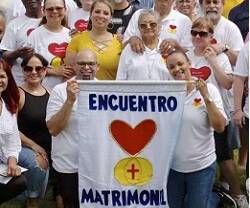 Asistentes a un Encuentro Matrimonial en español en Estados Unidos, foto de Valentín Rodríguez
