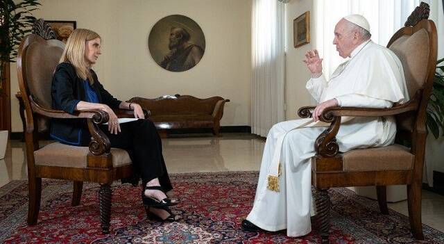 Entrevista de la agencia argentina Télam al Papa Francisco, con Bernarda Llorente