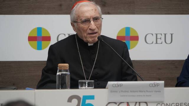 Ruco Varela, Cardenal Arzobispo emérito de Madrid. 
