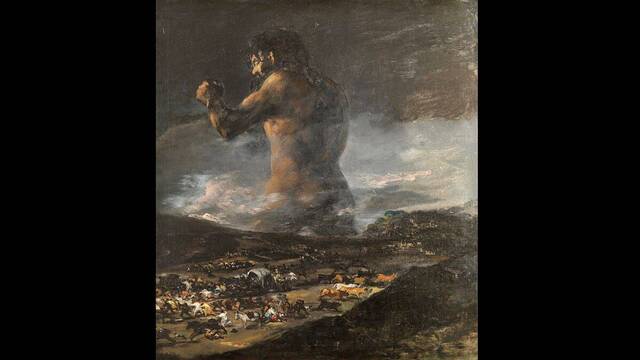 'El coloso' de Goya.