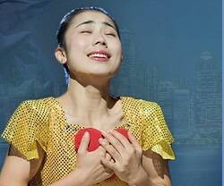 La actriz Li Yanli en una escena de su musical más famoso