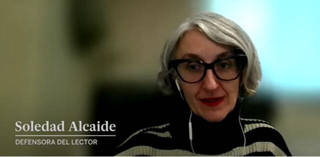 Soledad Alcaide, la Defensora del Lector de El País