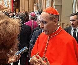El cardenal Víctor Fernández. popularmente llamado Tucho, en declaraciones a la prensa