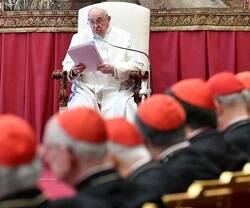 El Papa habla a la Curia en su discurso prenavideño de 2023