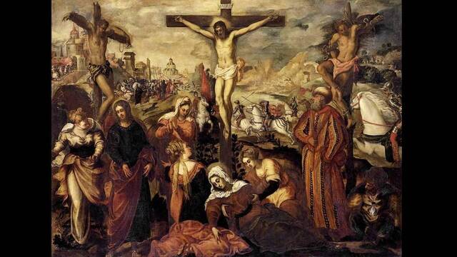 'La Crucifixión' de Tintoretto.