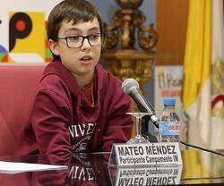 Mateo Méndez, de 12 años, explica cómo ser misionero desde España
