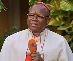 El cardenal Fridolin Ambongo.