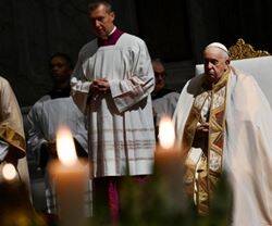 En la festividad de la Presentación del Señor tuvo lugar la tradicional ceremonia de las candelas. Foto: Vatican Media.