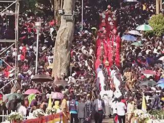 El increíble acto católico de Uganda
