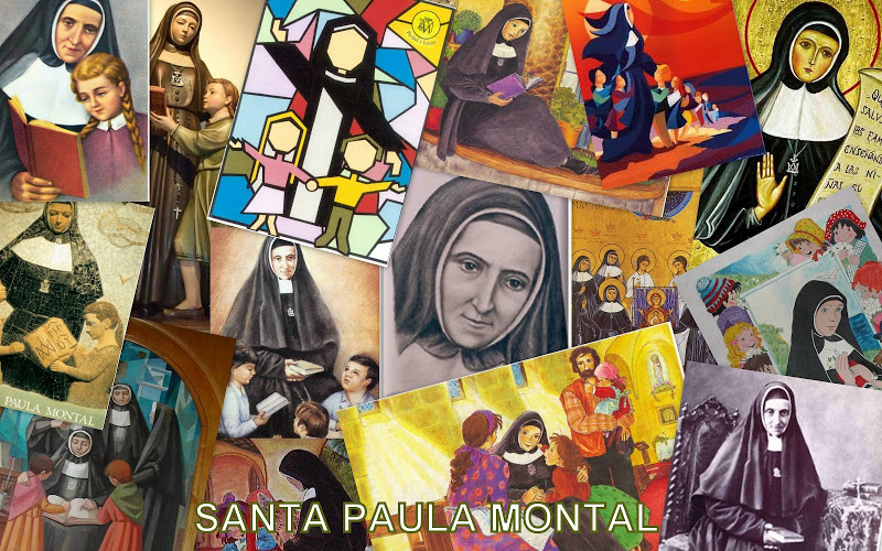 Santa Paula Montal, collage de la gran pionera educadora de niñas