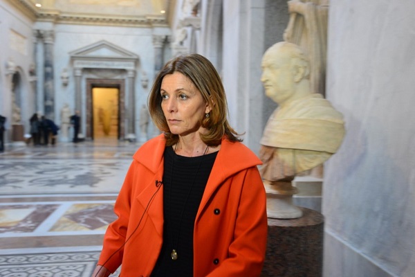 Barbara Jatta es la directora de los Museos Vaticanos.
