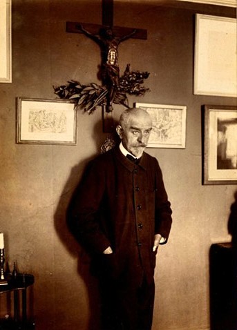 Joris-Karl Huysmans (1848-1907), en los últimos años de su vida. Es el autor de 'A contrapelo', considerada la 'biblia' del Decadentismo.