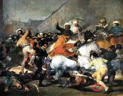 'La carga de los mamelucos' de Francisco de Goya.