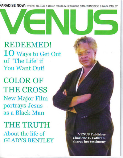 Charlene Cothran, en la portada de Venus.