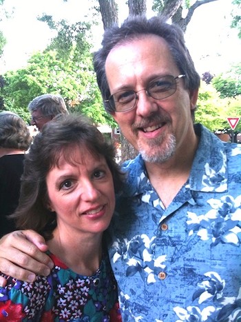Dave junto con su esposa Judy.
